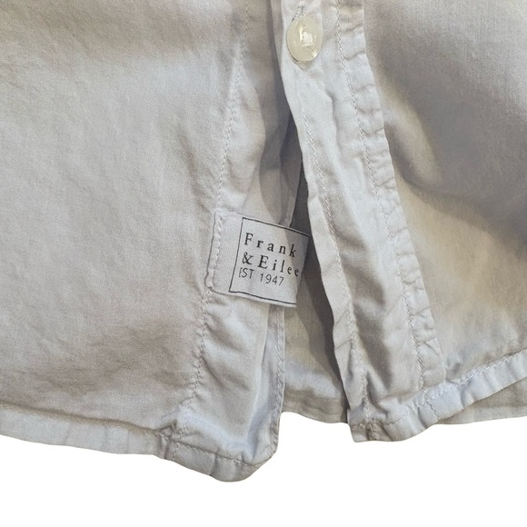 Frank & Eileen Barry Button Up in Shirting Blue, Sz XL - Picture 15 of 15